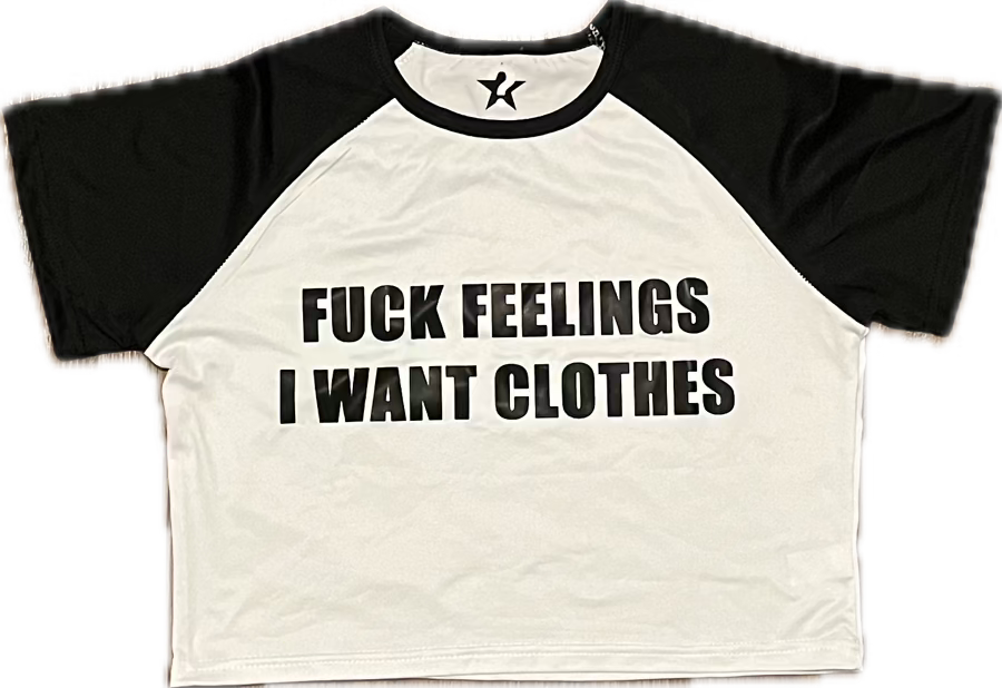 'I WANT CLOTHES' BABY TEE